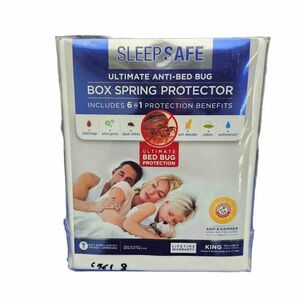 Sleep Safe Ultimate Anti-Bed Bug Mattress Protector, KING (NEW)